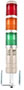 Alarm Stack Light, 3 Lights, Red, Green, Yellow and Buzzer Alarm. 2 in. diameter, 21 in. High